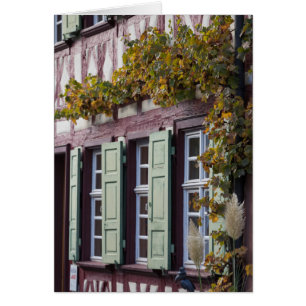 Demi-détail de la maison à colombage