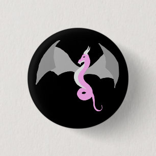 Demi-girl Dragon Button