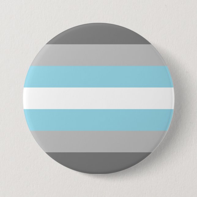 Demiboy Pride Flag 3 Inch Round Button (Front)