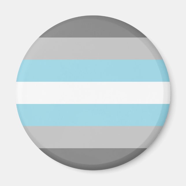 Demiboy Pride Flag Magnet (Front)