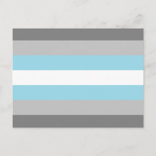 Demiboy Pride Flag Postcard