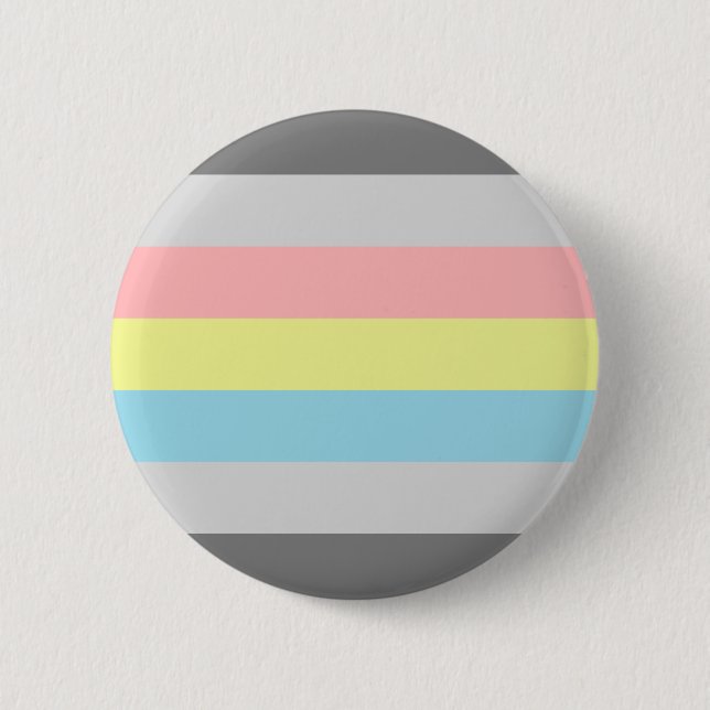 Demiflux Pride 2 Inch Round Button (Front)