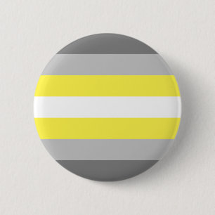 Demigender Pride Flag 2 Inch Round Button
