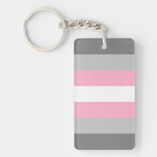 Demigirl Flag Keychain