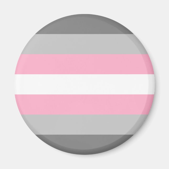 Demigirl Flag LGBT Magnet (Front)