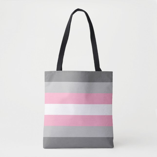 Demigirl Flag LGBT Tote Bag (Front)