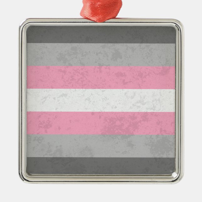 Demigirl Metal Ornament (Front)