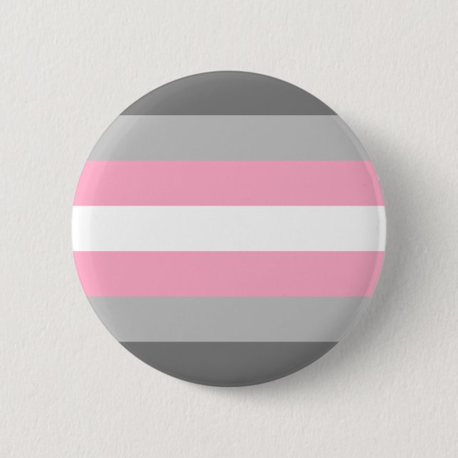 Demigirl Pride Flag 2 Inch Round Button (Front)
