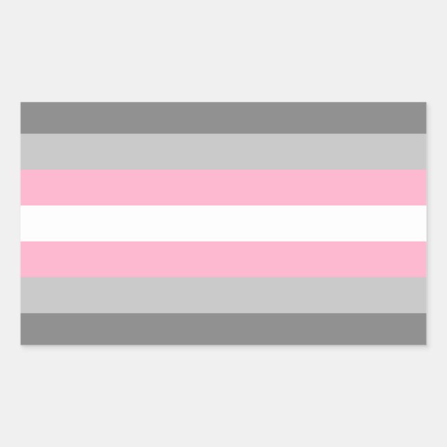 Demigirl Pride Sticker (Front)