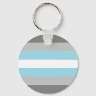 Demiguy Flag LGBT Keychain
