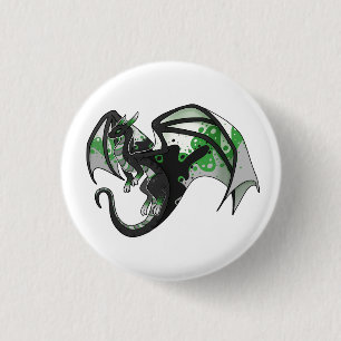 Demiromantic Pride Dragon 1 Inch Round Button