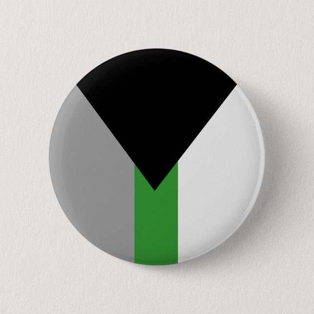 Demiromantic Pride Flag 2 Inch Round Button (Front)