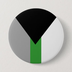 Demiromantic Pride Flag 3 Inch Round Button