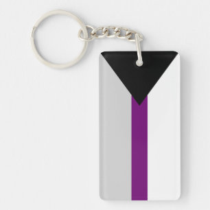 Demisexual Flag sexuality symbol gender identity Keychain