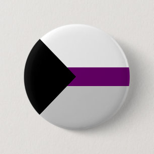 Demisexual Pride Flag  2 Inch Round Button