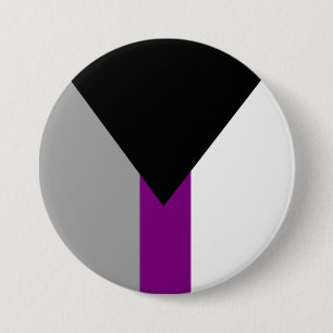 Demisexual Pride Flag 3 Inch Round Button