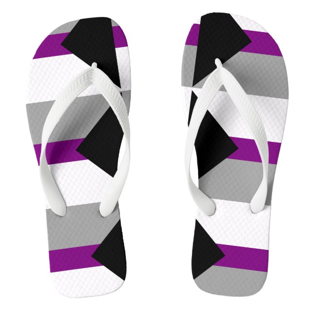 Demisexual Pride Flip Flops (Footbed)