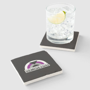 Demisexual Pride Stone Coaster