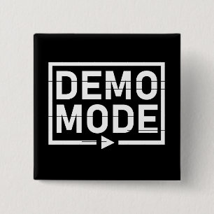 Demo Mode Audio V2 2 Inch Square Button