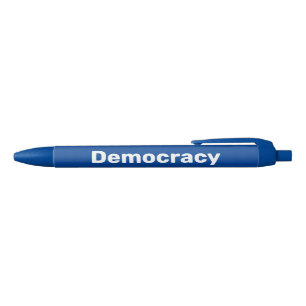 Democracy 2024 Presidential Election Black Ink Pen