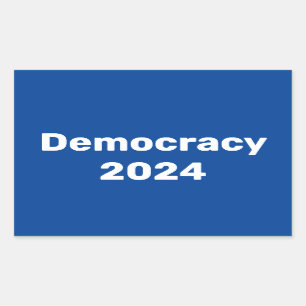 Democracy 2024 Presidential Election Sticker