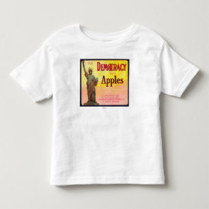 Democracy Apple Crate LabelDufur, OR Toddler T-shirt