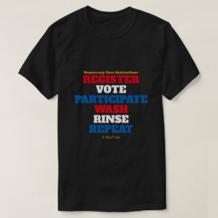 Democracy Care Instructions - A MisterP Shirt