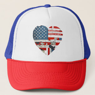 Democracy Defend It Or Lose It USA flag vintage  Trucker Hat