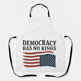 Democracy Has No King Anti Trump USA  Apron
