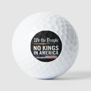 Democracy Has no King Librety Status USA  Golf Balls