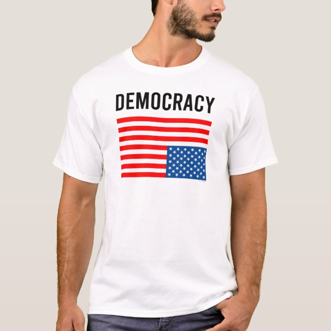 Democracy In Distress T-Shirt (Front)