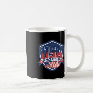Democracy Now Vote Kamala Harris 2024 Democrat Usa Coffee Mug