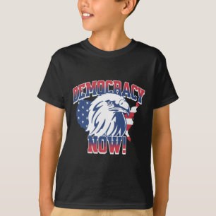 Democracy Now Vote Kamala Harris 2024 Democrat Usa T-Shirt