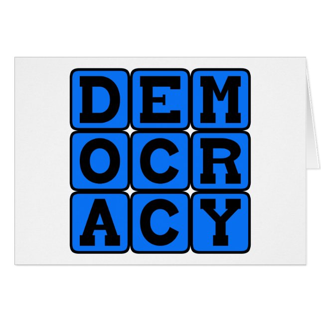 Democracy, Political System (Front Horizontal)