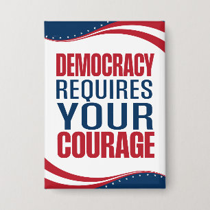 Democracy Requires Courage Flag