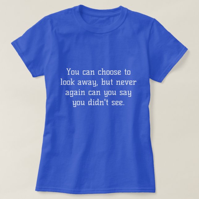 Democracy t shirt (Design Front)