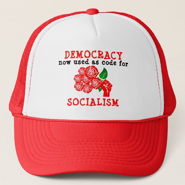 Democracy Trucker Hat (Front)