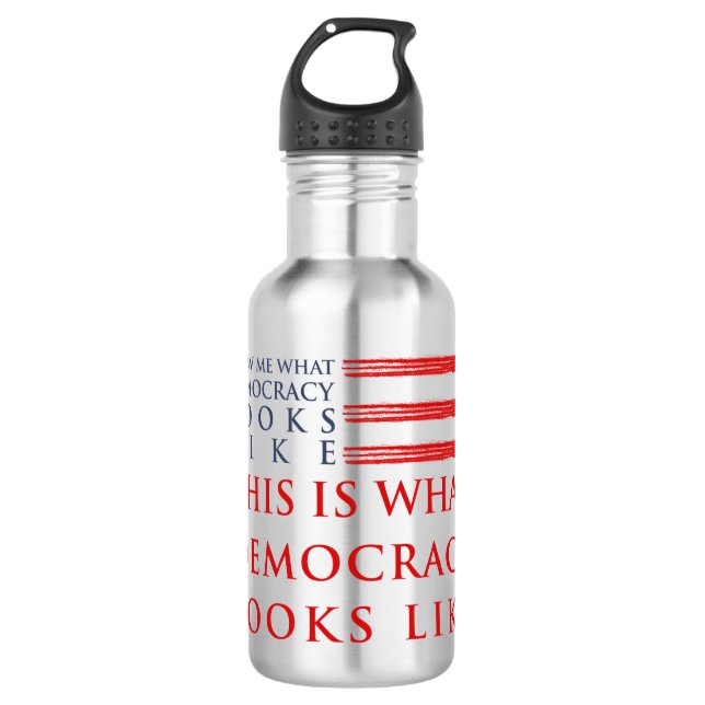 Democracy Water Bottle (Front)