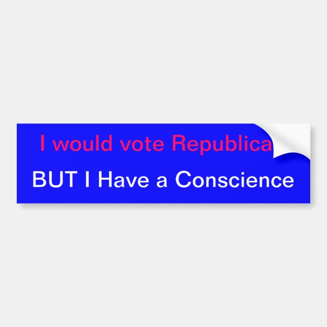 Democrat bumper sticker (Front)