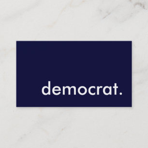 democrat. business card