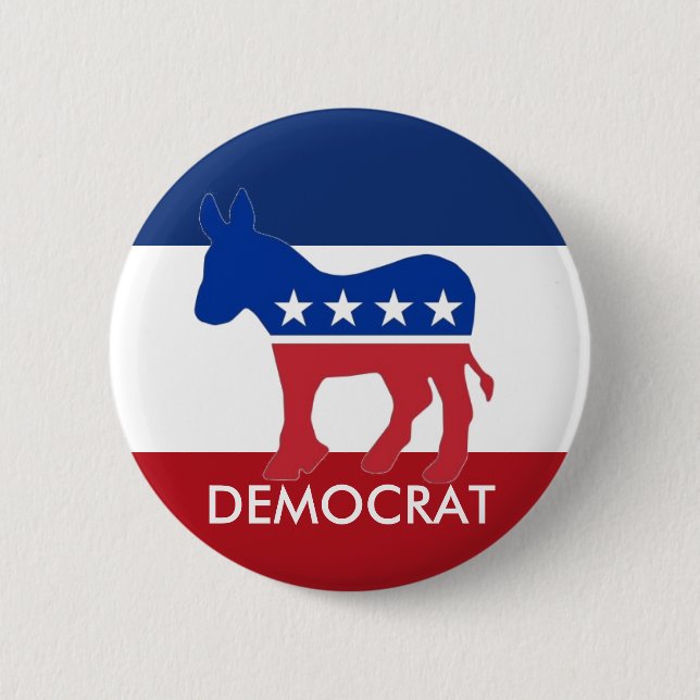 Democrat Button (Front)