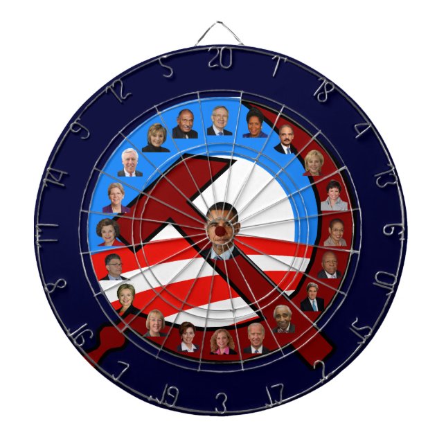 Democrat Darts Dartboard (Front)
