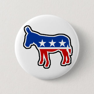 Democrat Donkey 2 Inch Round Button