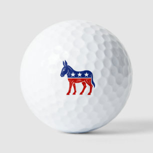 Democrat Donkey Golf Balls