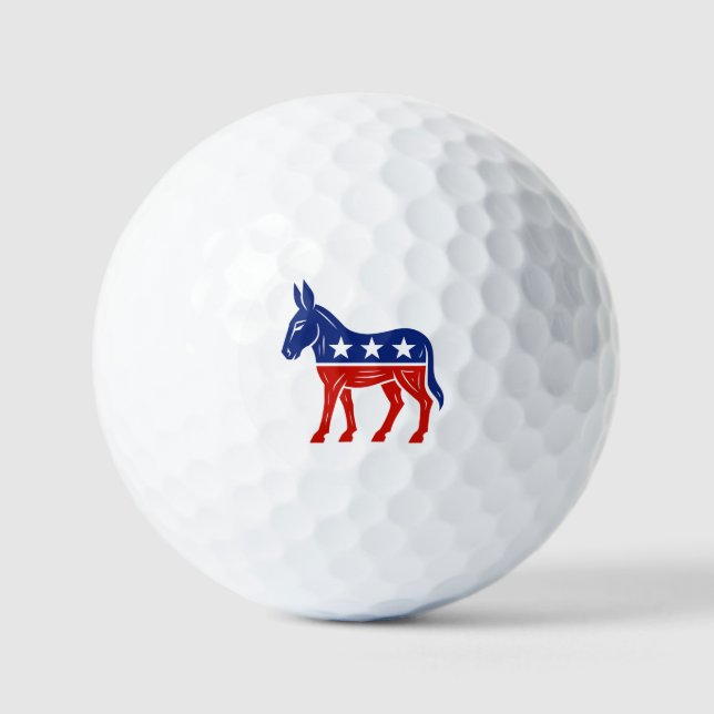 Democrat Donkey Golf Balls (Front)