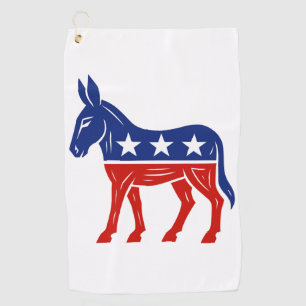 Democrat Donkey Golf Towel