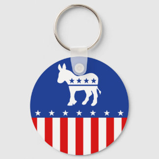 Democrat Donkey Keychain