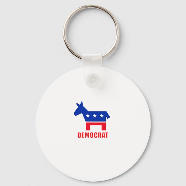 Democrat Donkey Keychain (Front)