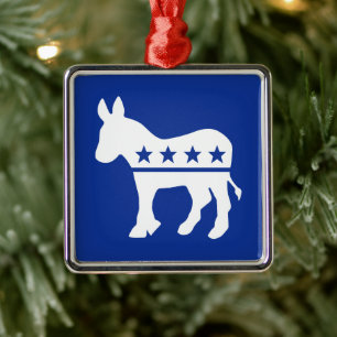 Democrat Donkey Ornament