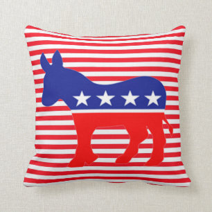 democrat donkey pillow
